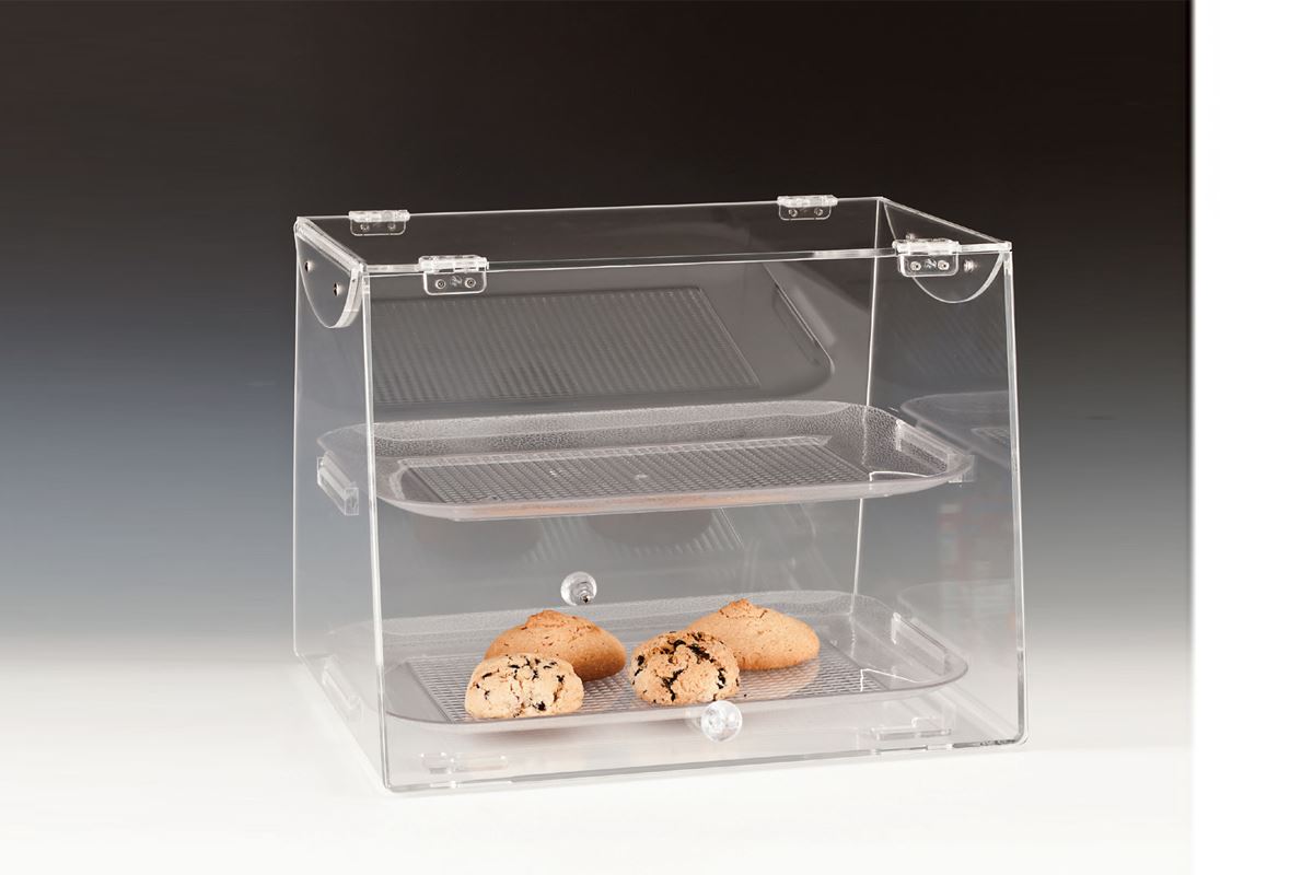 Polycarbonat Tepsili Teşhir Standı